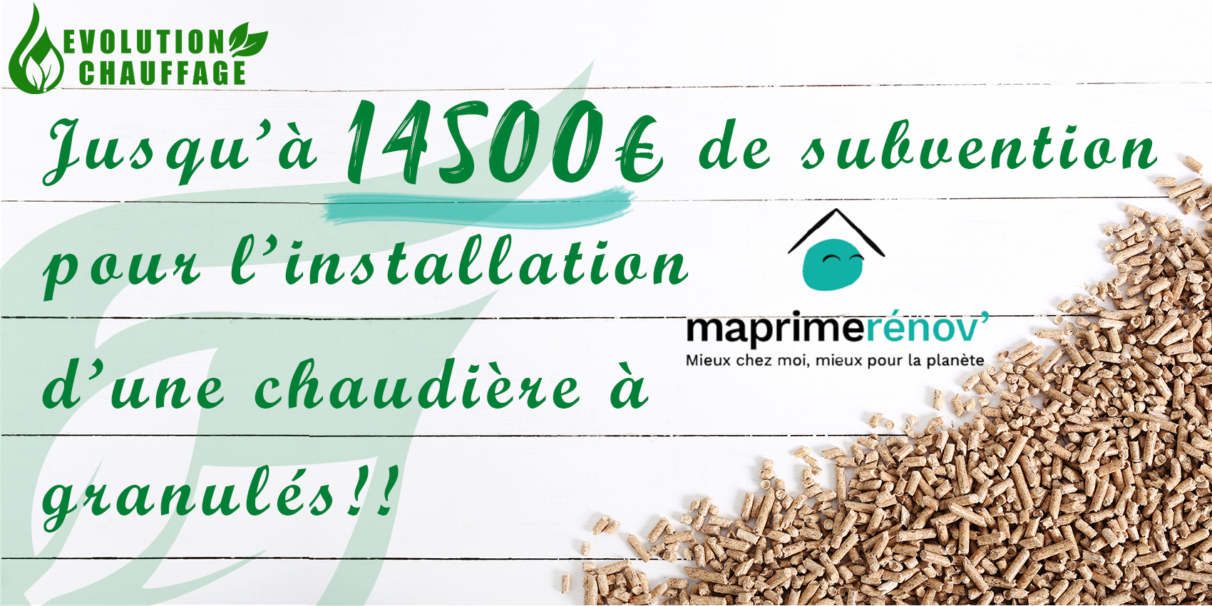 Comment obtenir jusqu'à 14 500€ de subvention pour l'installation d'une chaudière à granulés!